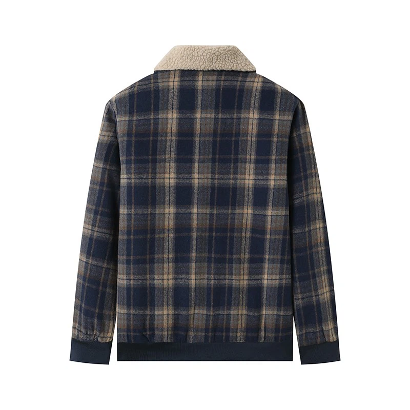Mens Plaid Bomber Jacket Supplier China