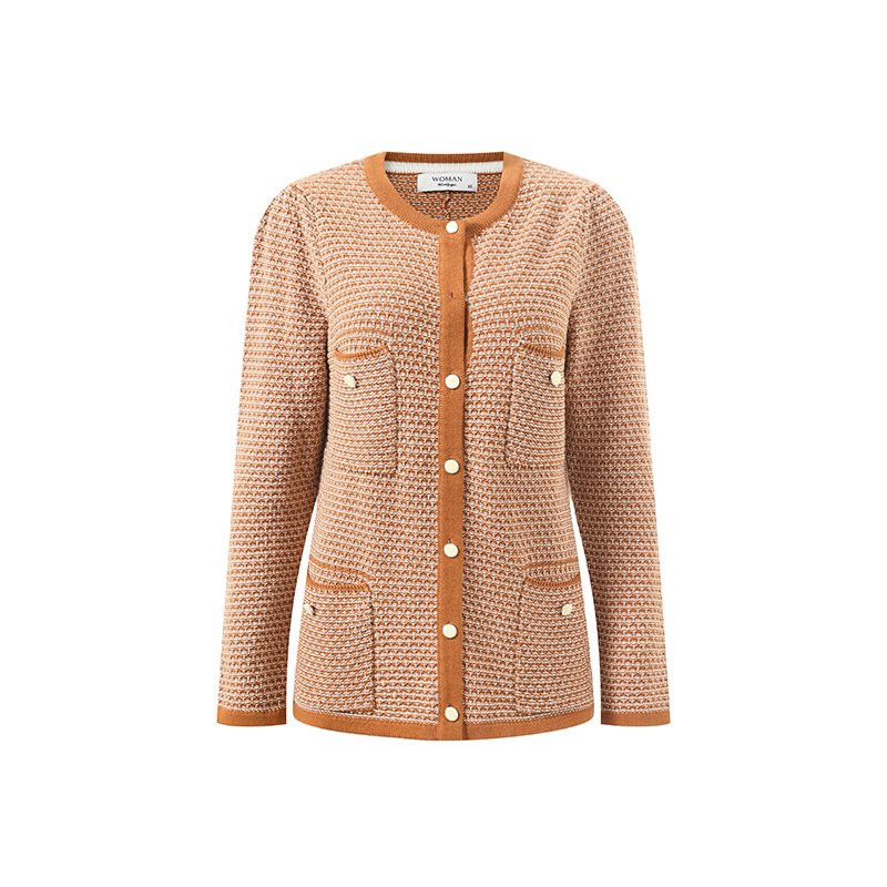Women's Button Up Cable Knit Sweater